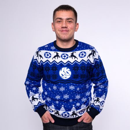 SWETER ŚWIĄTECZNY KKS 