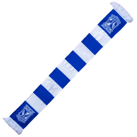 Szalik pasy niebiesko-białe