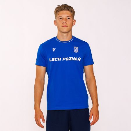 KOSZULKA MACRON LECH POZNAŃ NIEBIESKA FAN LINE