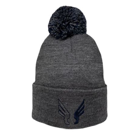 CZAPKA ZIMOWA SKRZYDEŁKA SZARA