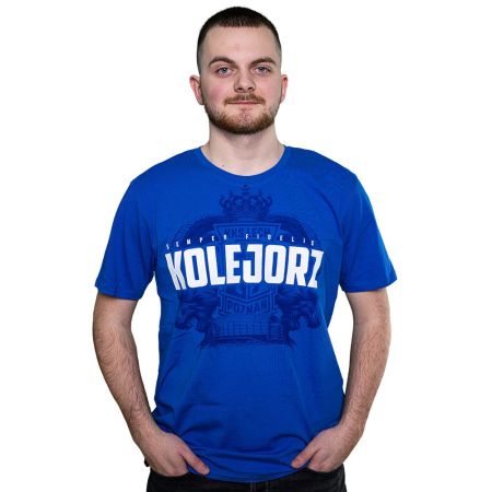 KOSZULKA KOLEJORZ SEMPER FIDELIS NIEBIESKA