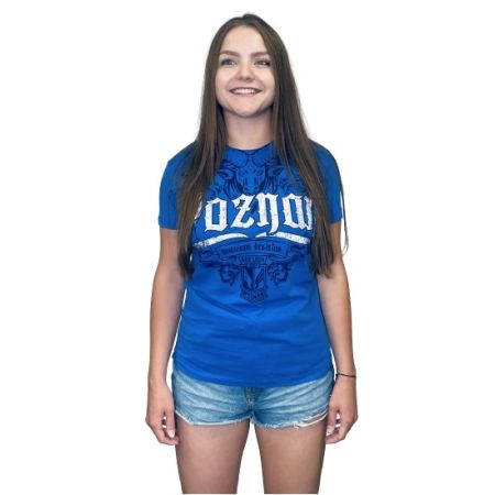 KOSZULKA DAMSKA POZNAŃ NIEBIESKA