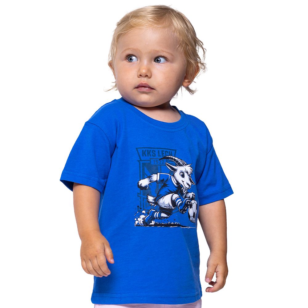 KOSZULKA DZIECIĘCA KOZIOŁEK NIEBIESKA