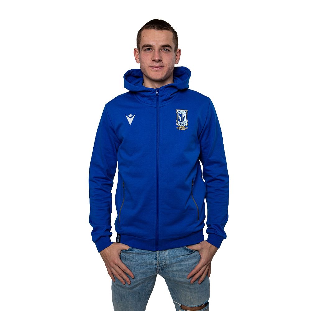 Bluza rozpinana Macron KOLE100RZ herb niebieska