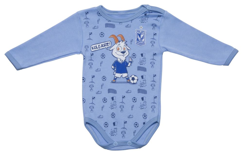 Body Długi Rękaw Koziołek Niebieskie