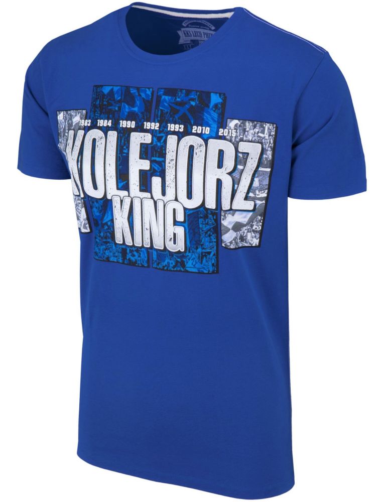 Koszulka Kolejorz KING niebieska