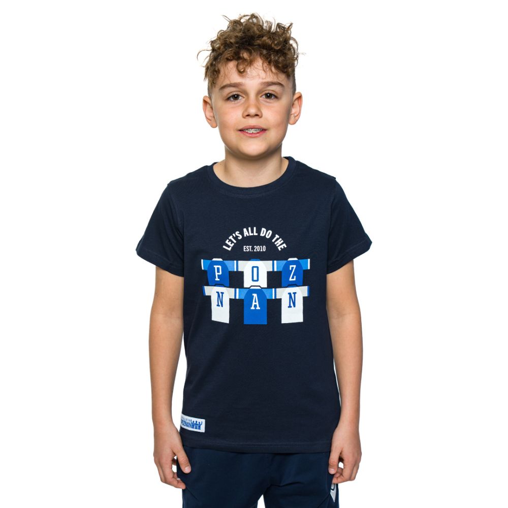 KOSZULKA DZIECIĘCA THE POZNAN EST.2010 GRANATOWA