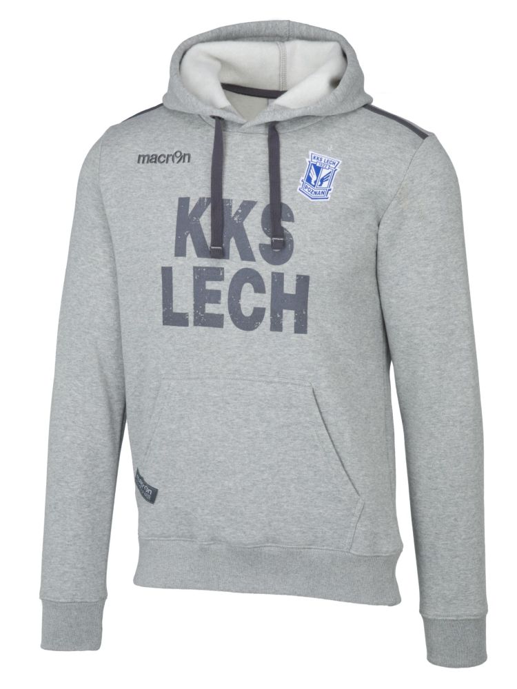BLUZA KKS Lech Macron Szara