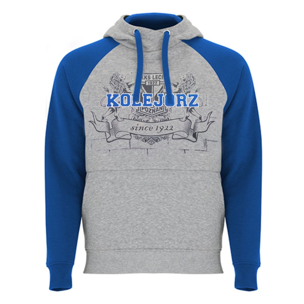 Bluza Kolejorz Lwy Szaro-Niebieska