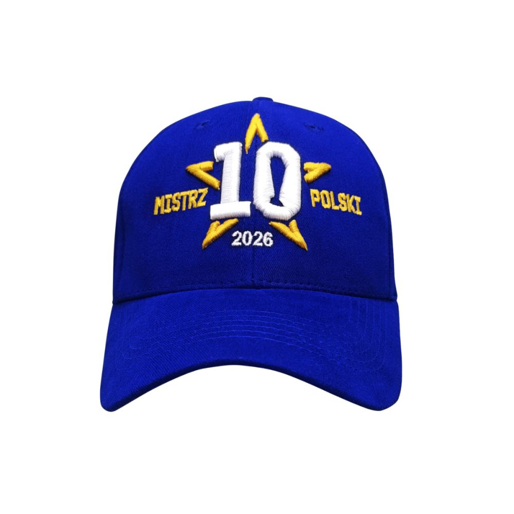 CZAPKA BASEBALLOWA MISTRZ POLSKI 2026 NIEBIESKA
