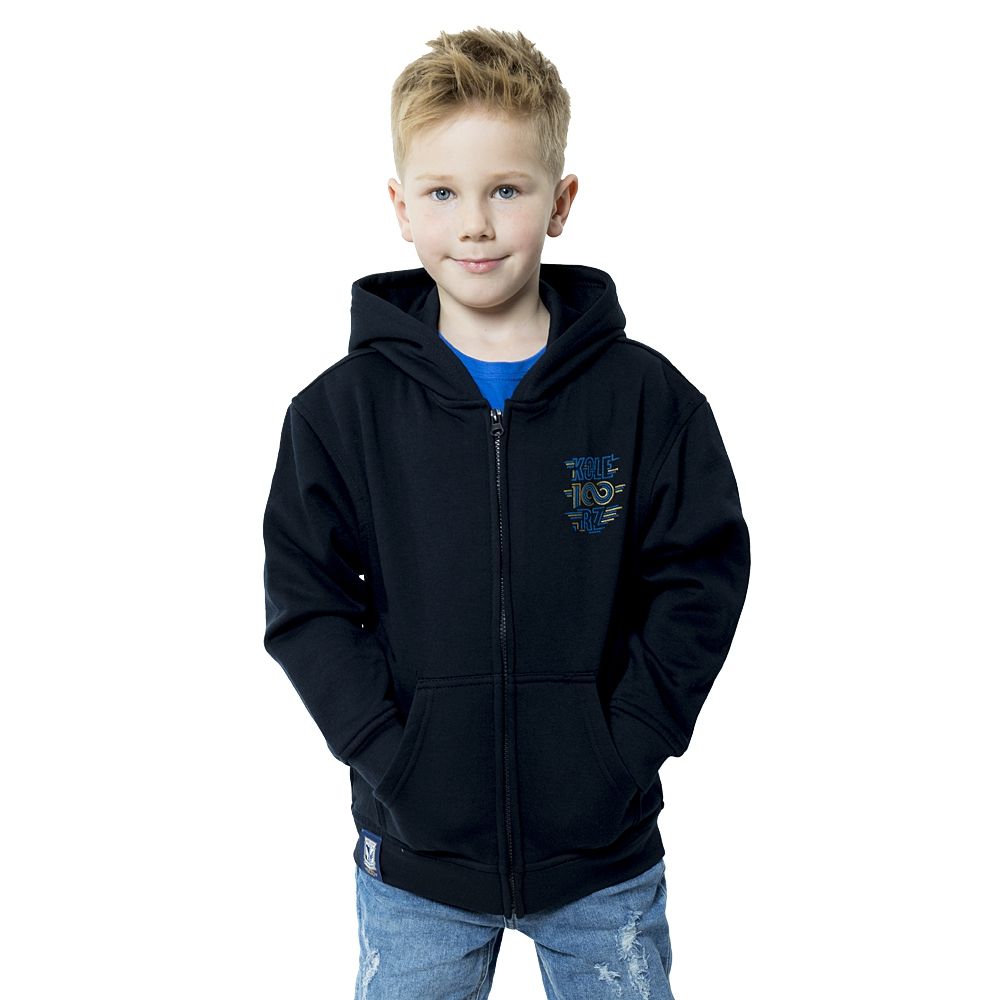 Bluza dziecięca rozpinana kole100rz granatowa