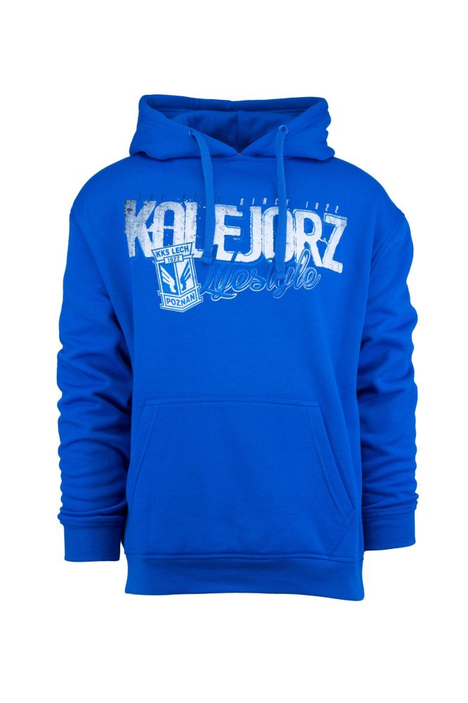 Bluza Lifestyle z kapturem niebieska