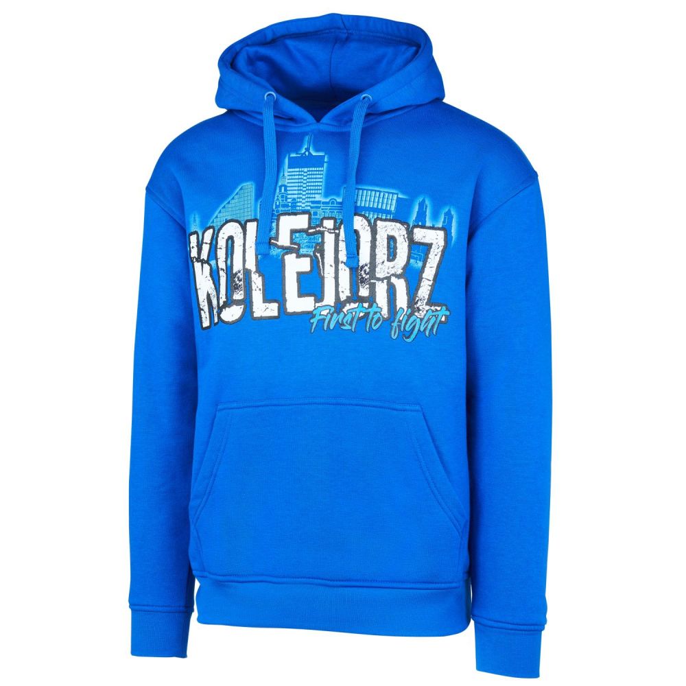 BLUZA FIRST TO FIGHT NIEBIESKA