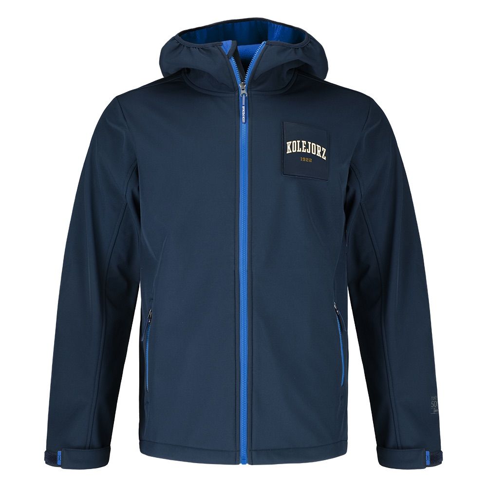 SOFTSHELL Z RZEPEM GRANATOWY