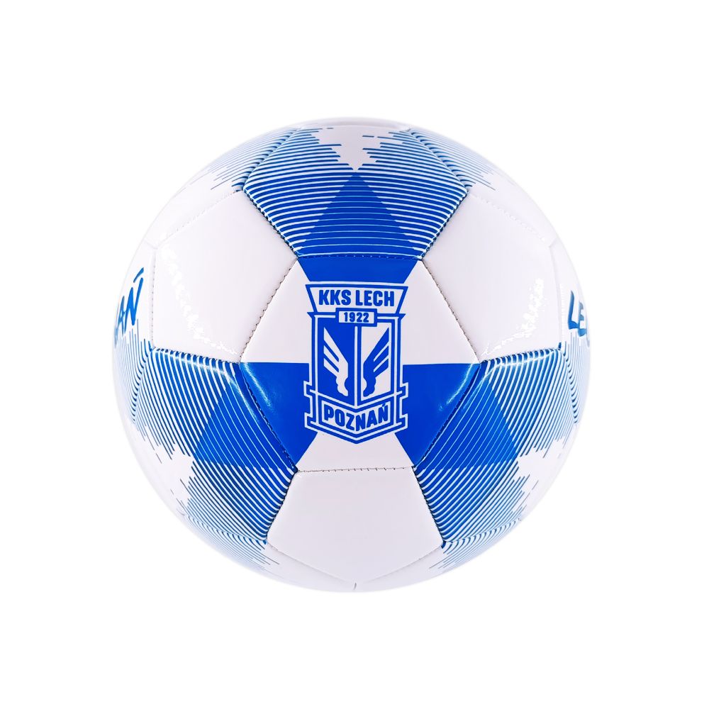 PIŁKA HERB LECH POZNAŃ BIAŁO-NIEBIESKA