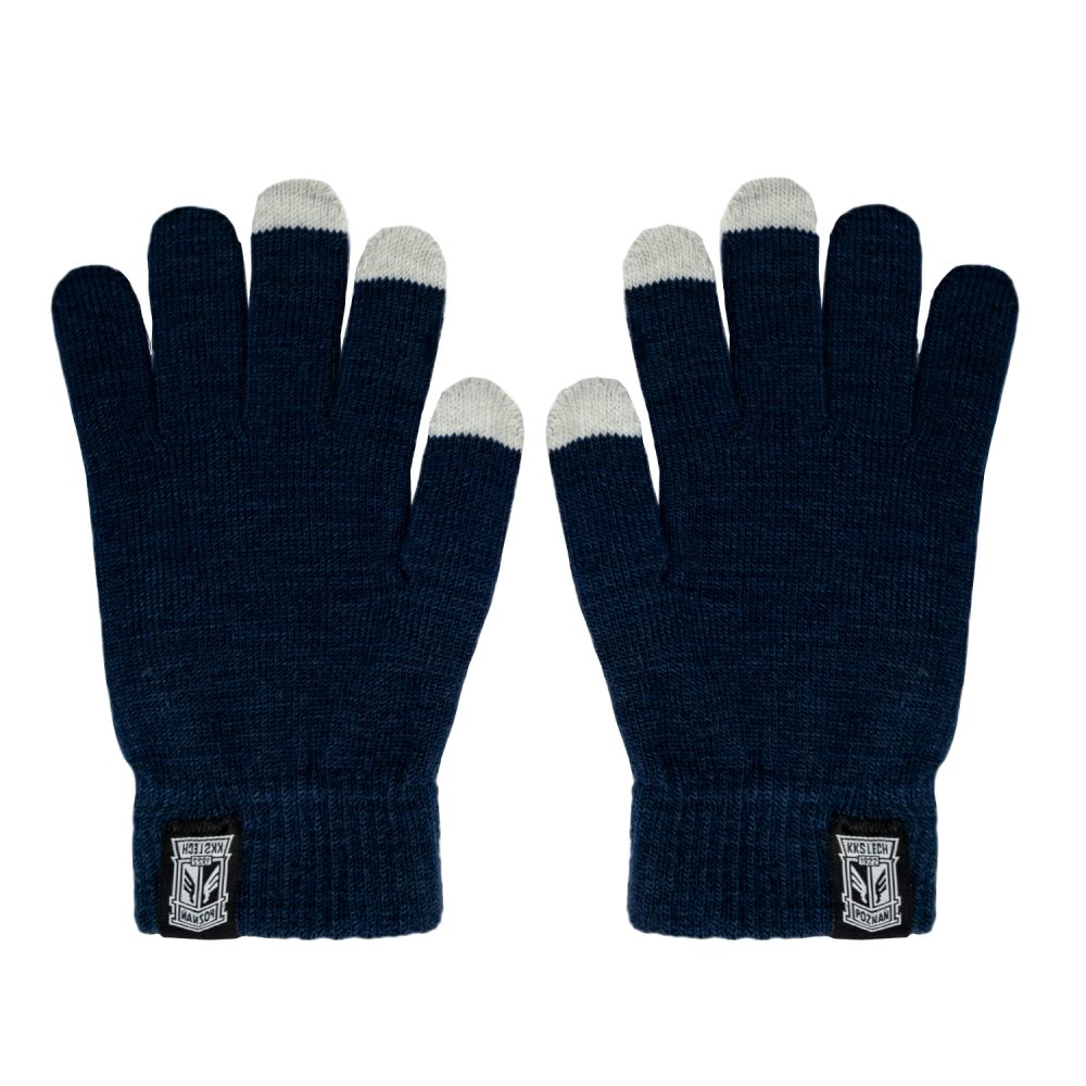 RĘKAWICZKI ZIMOWE DZIECIĘCE DO SMARTFONA GRANATOWE