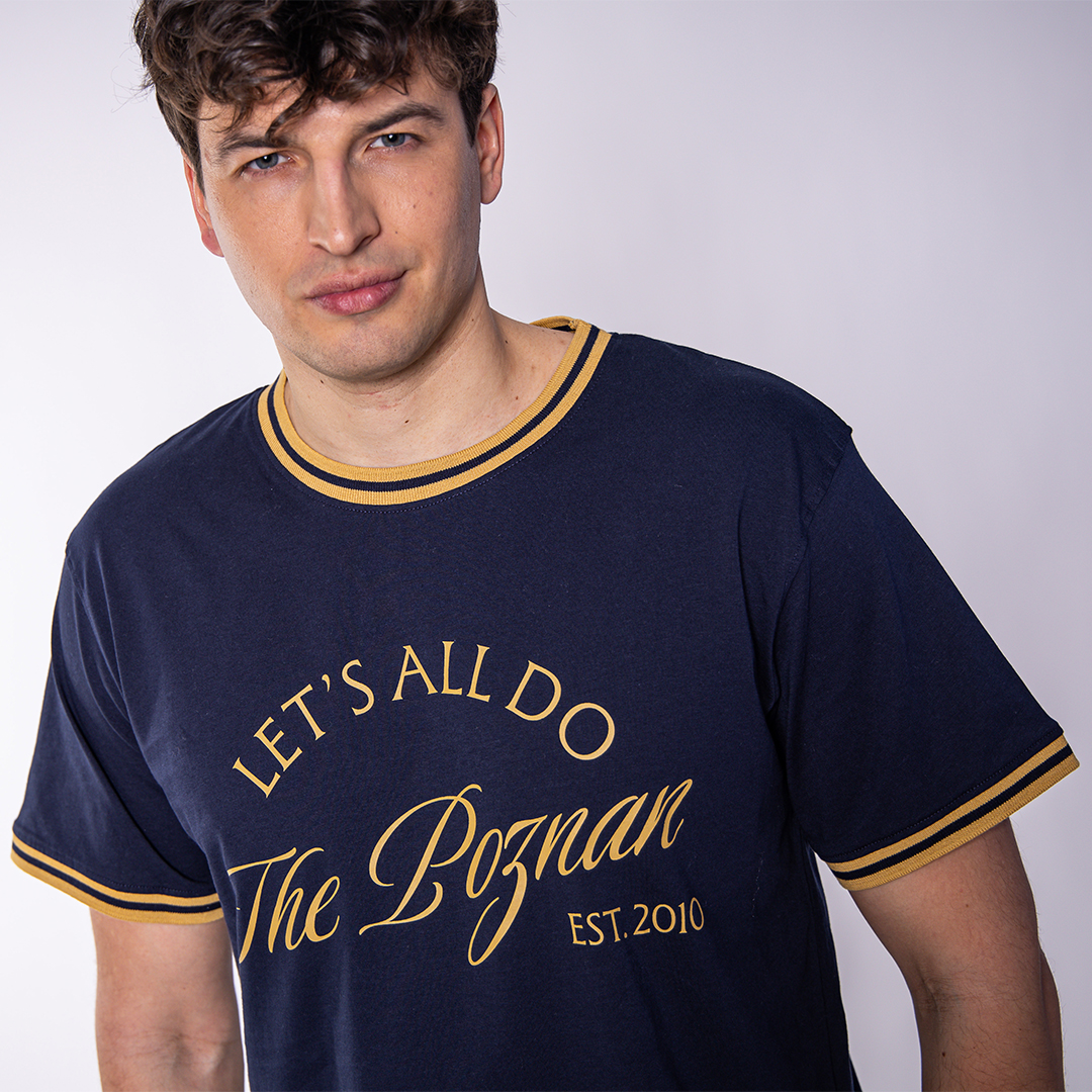 KOSZULKA PREMIUM THE POZNAN EST.2010 GRANATOWA