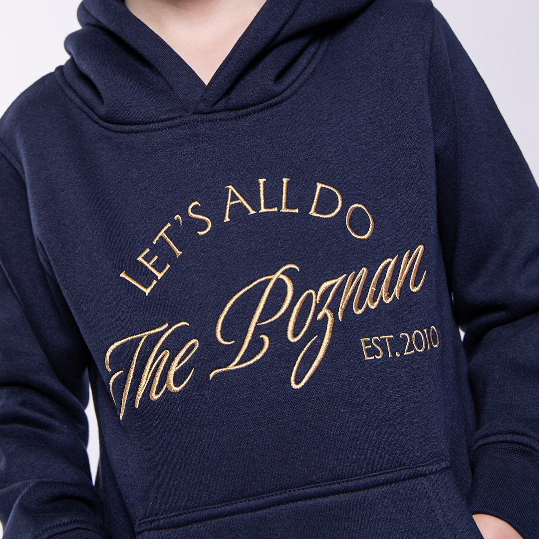 BLUZA DZIECIĘCA PREMIUM THE POZNAN EST.2010 GRANATOWA