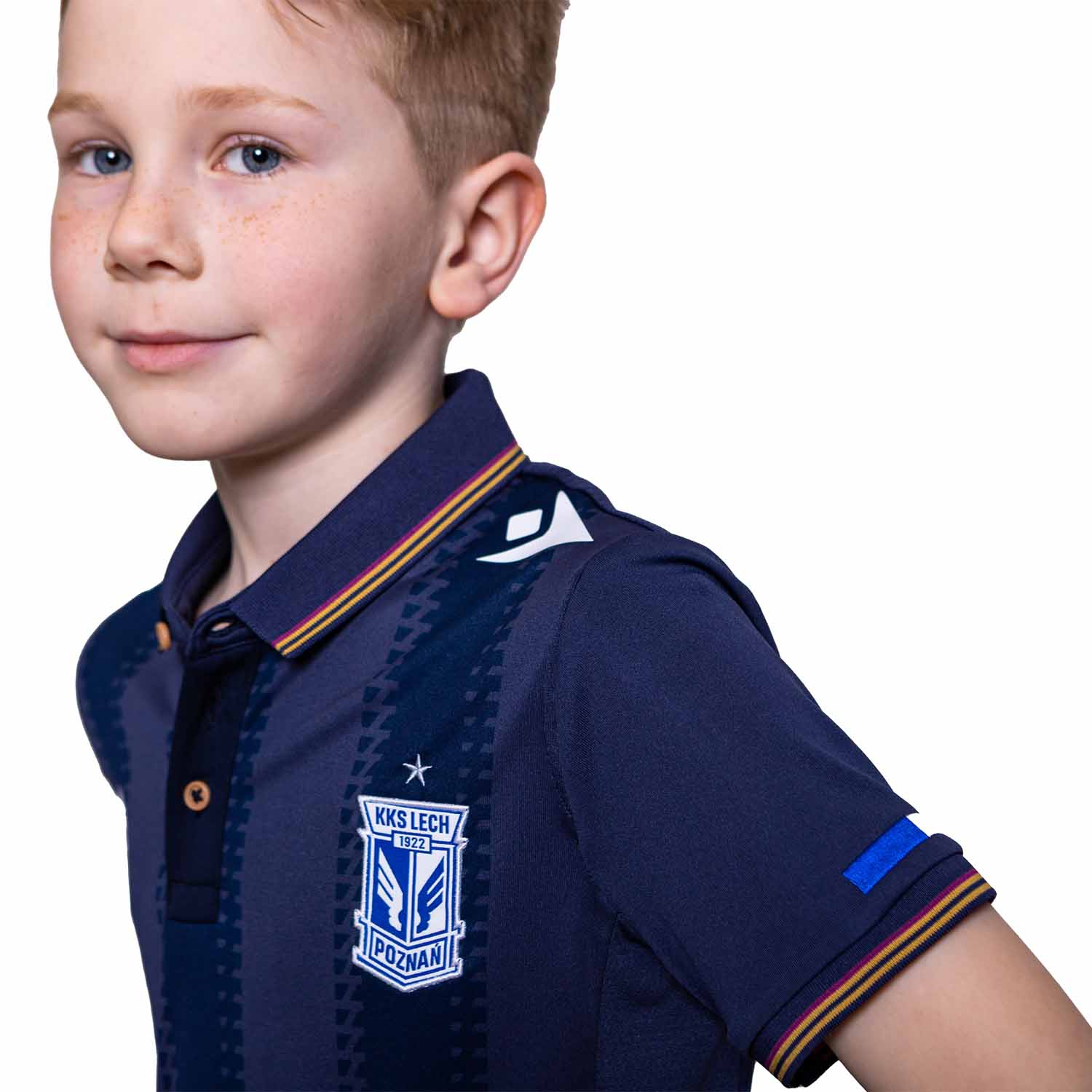 Koszulka meczowa dziecięca 2022/2023 Kolejowa Granatowa