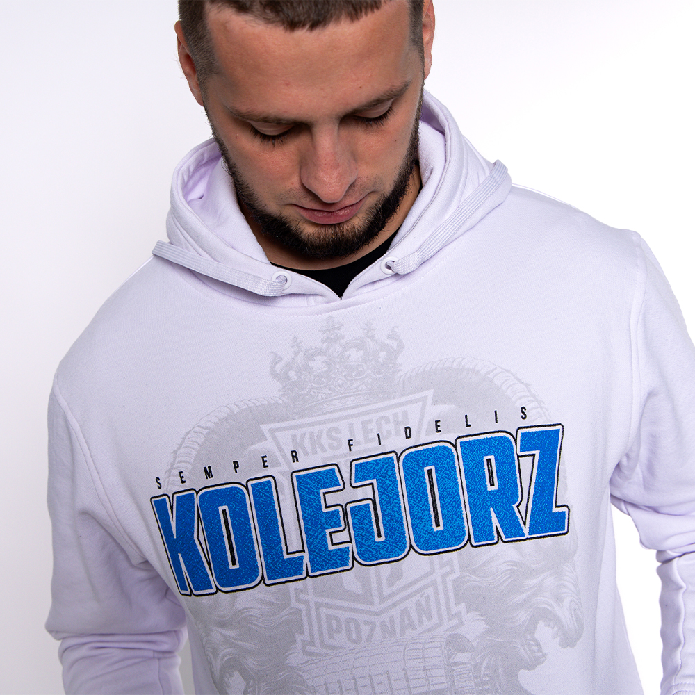 BLUZA KOLEJORZ SEMPER FIDELIS BIAŁA