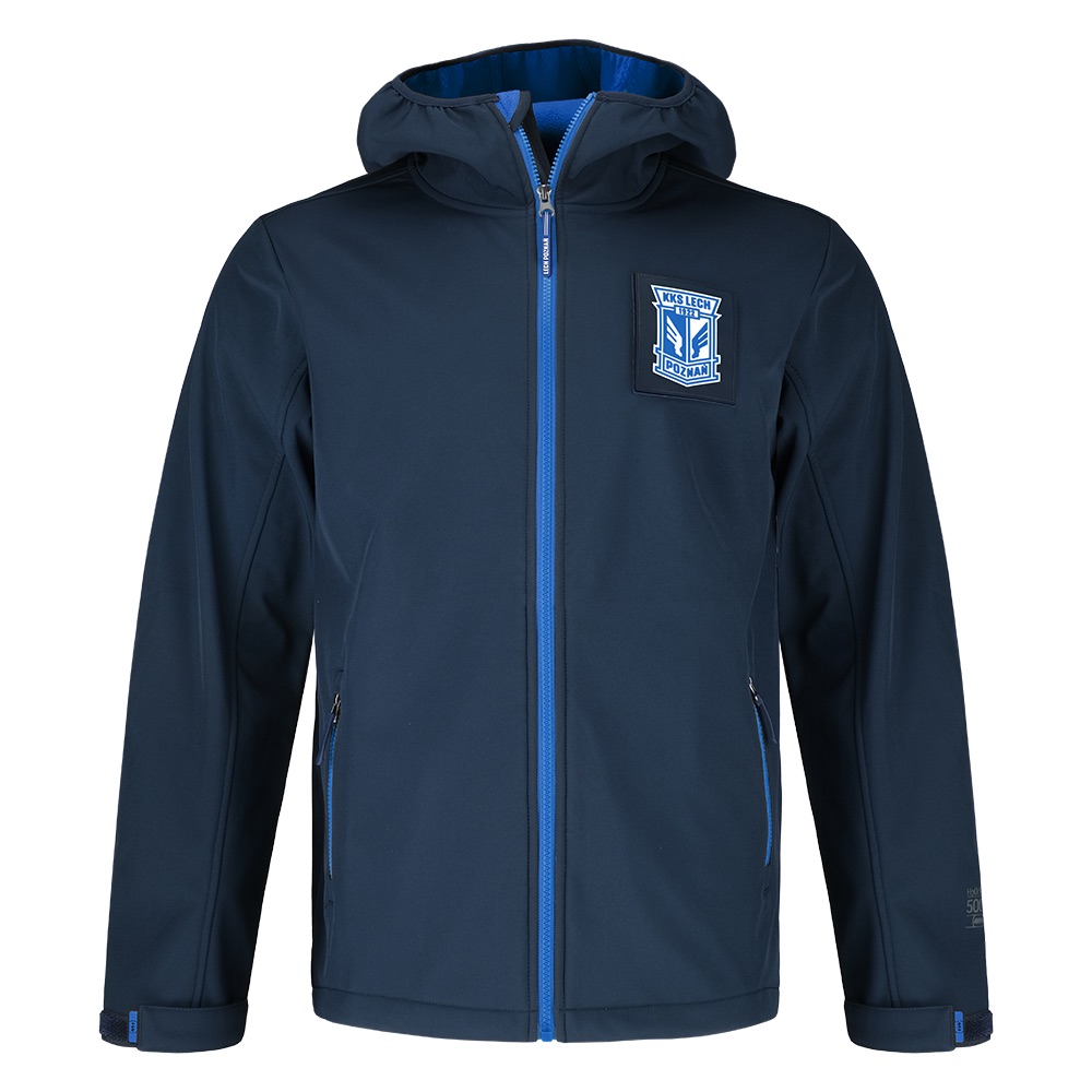 SOFTSHELL Z RZEPEM GRANATOWY