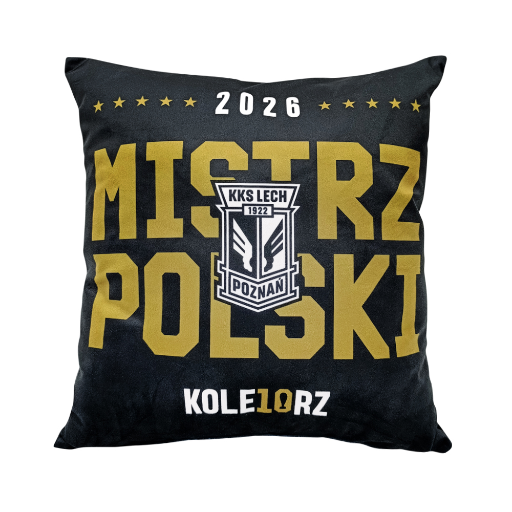 PODUSZKA MISTRZ POLSKI 2026 CZARNA