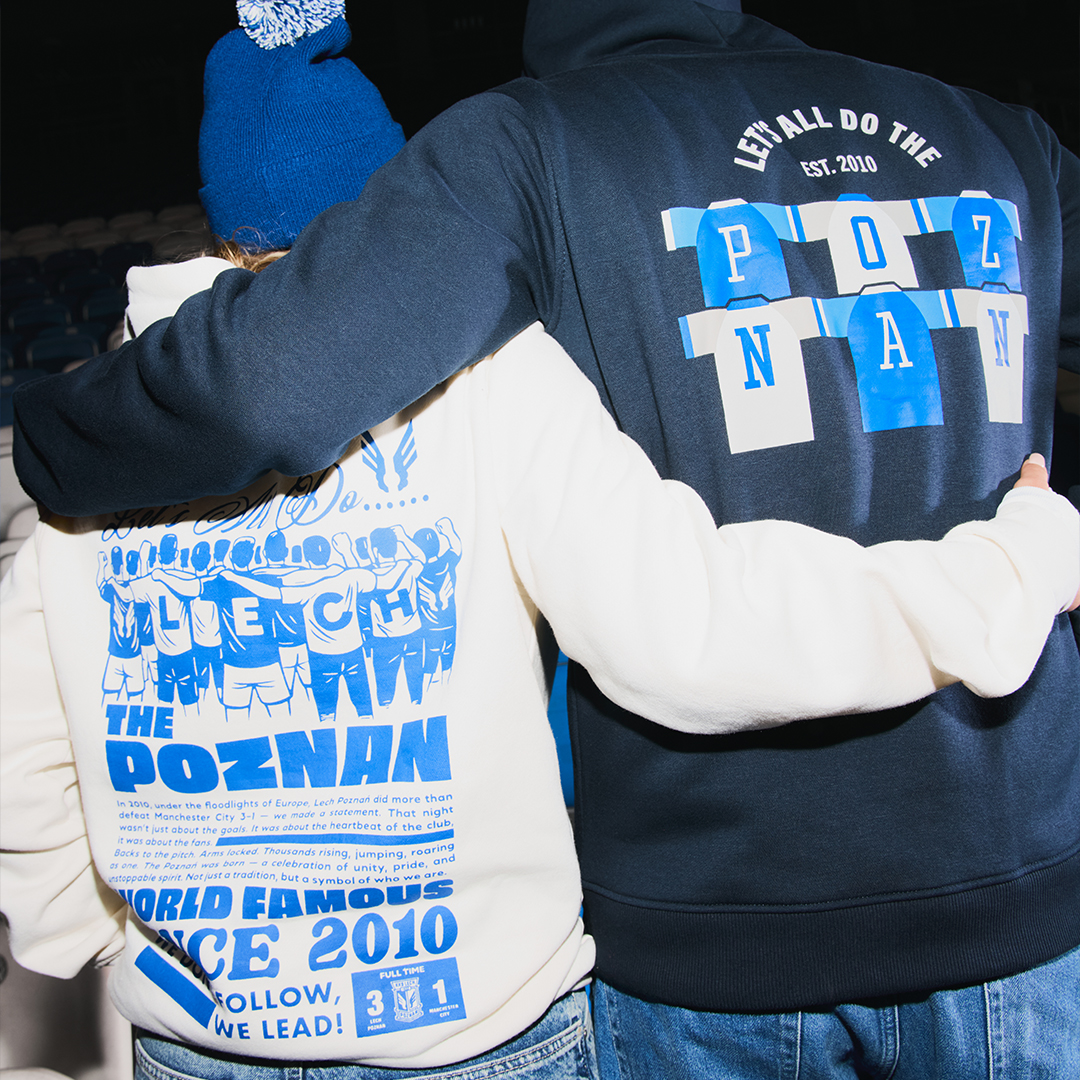 BLUZA ROZPINANA THE POZNAN EST.2010 GRANATOWA