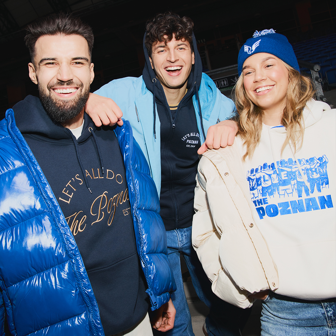 BLUZA PREMIUM THE POZNAN EST.2010 GRANATOWA