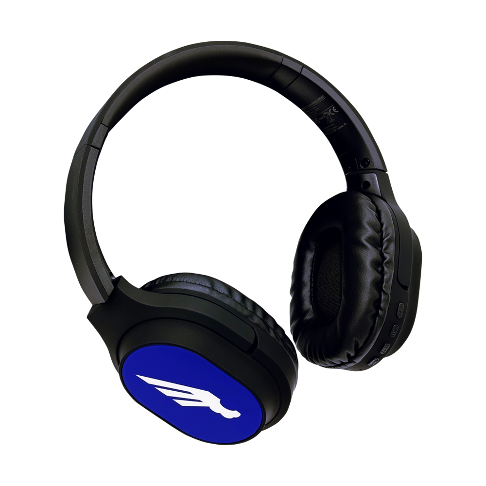 SŁUCHAWKI BEZPRZEWODOWE SKRZYDEŁKA NIEBIESKO-BIAŁE