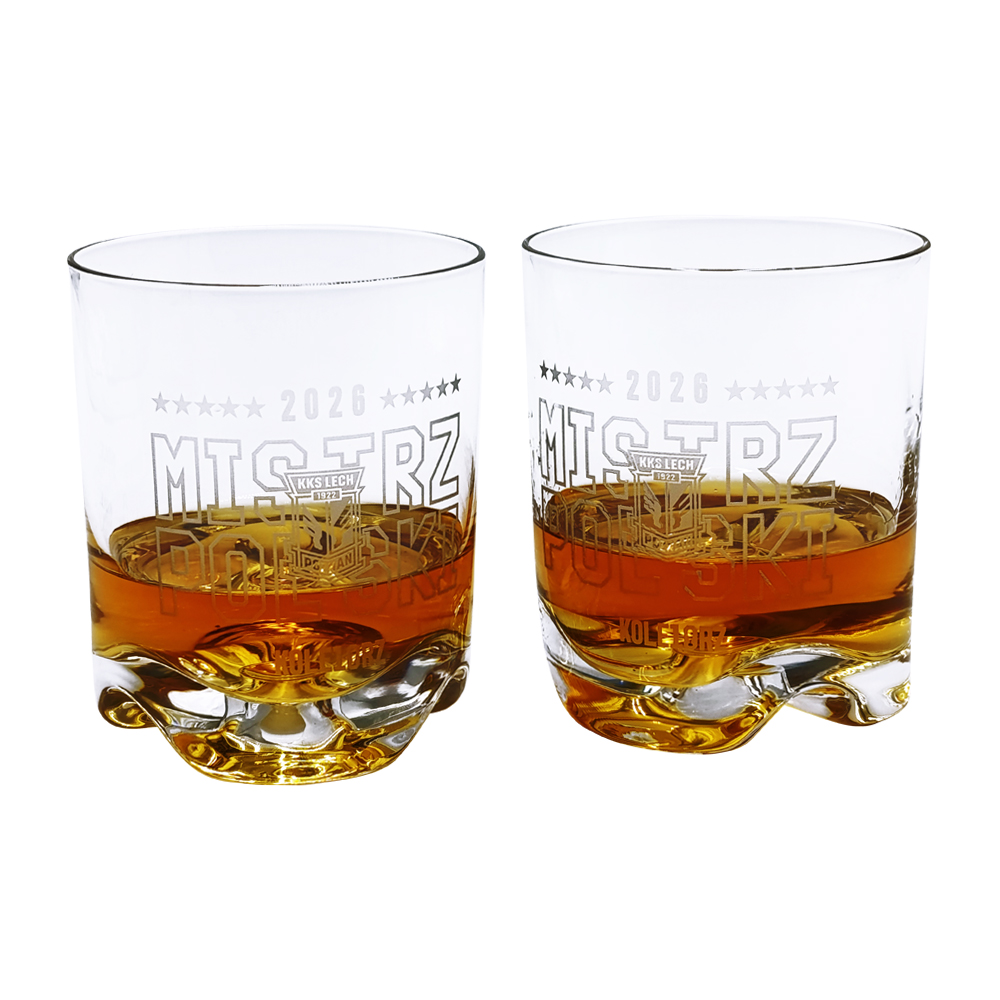 ZESTAW SZKLANEK DO WHISKY MISTRZ POLSKI 2026 2 SZT.