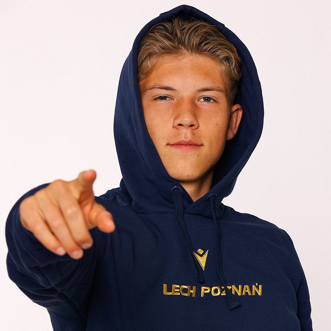 BLUZA MACRON LECH POZNAŃ GRANATOWA FAN LINE 