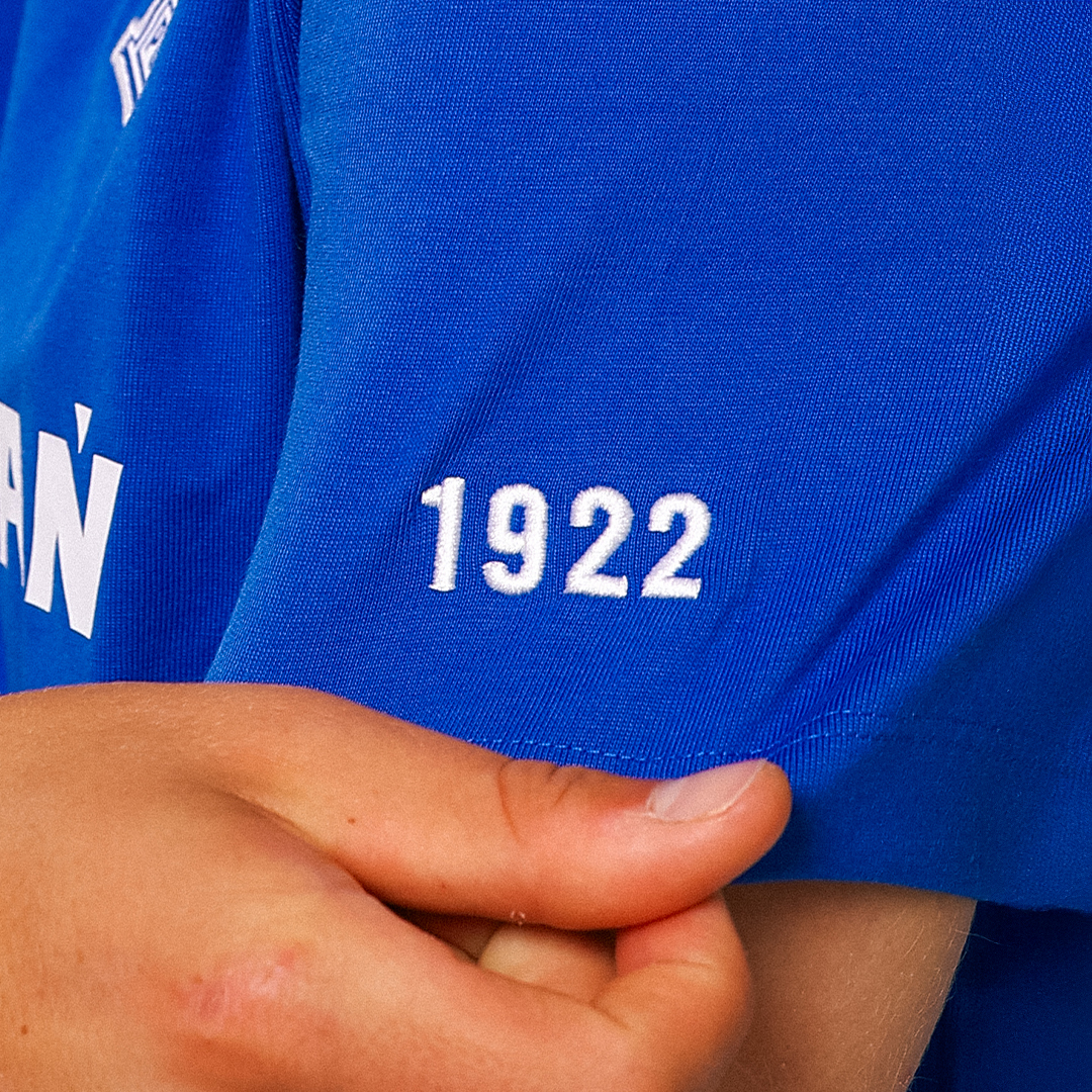 KOSZULKA MACRON LECH POZNAŃ NIEBIESKA FAN LINE